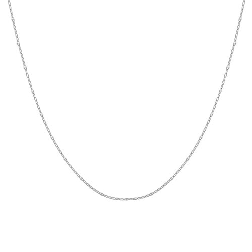 K10ホワイトゴールド チェーンネックレス