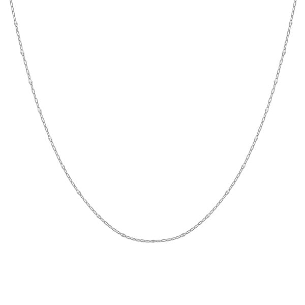 K10ホワイトゴールド チェーンネックレス
