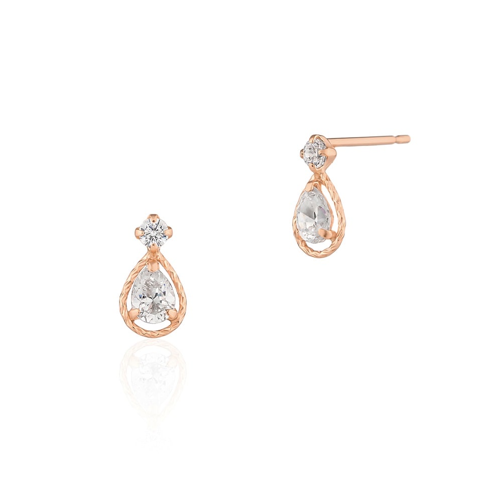 K10ピンクゴールド ピアス