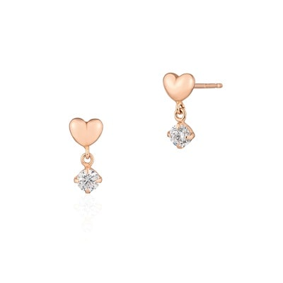 K10ピンクゴールド ピアス