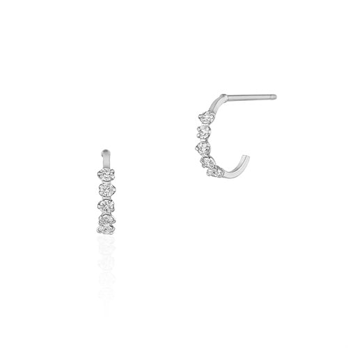 K10ホワイトゴールド ピアス