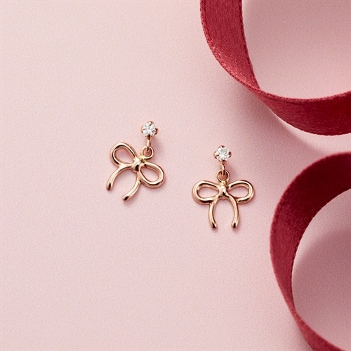 K10ピンクゴールド ピアス