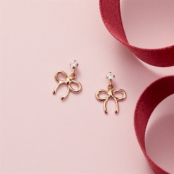 K10ピンクゴールド ピアス