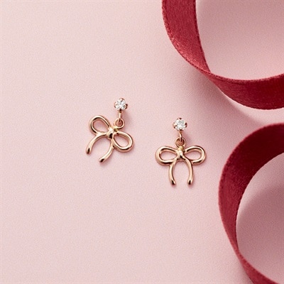 K10ピンクゴールド ピアス