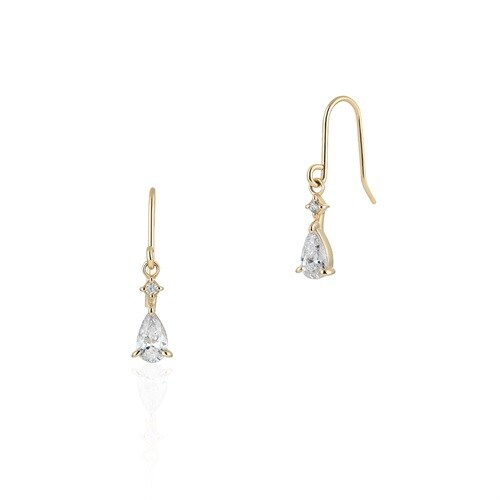 K7イエローゴールド ピアス