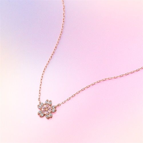 K18ピンクゴールド ネックレス