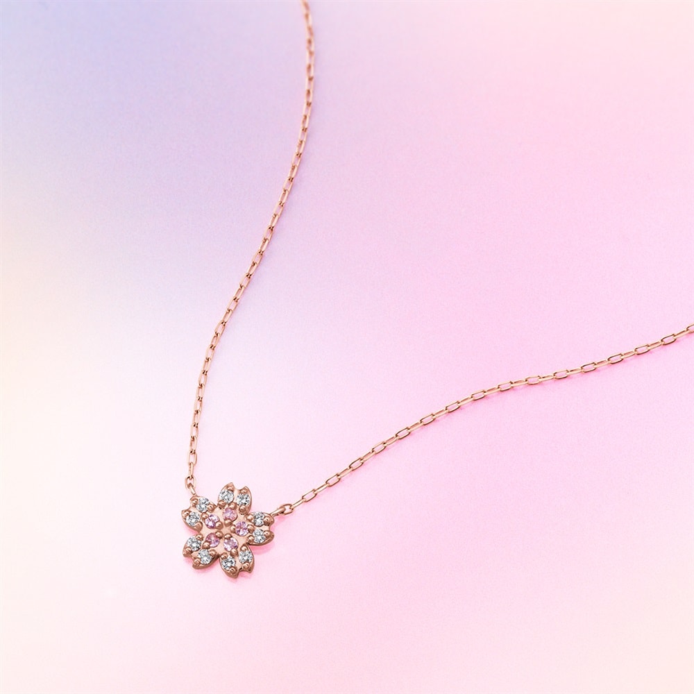 K18ピンクゴールド ネックレス