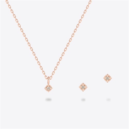 シルバー ネックレス＆ピアス セット