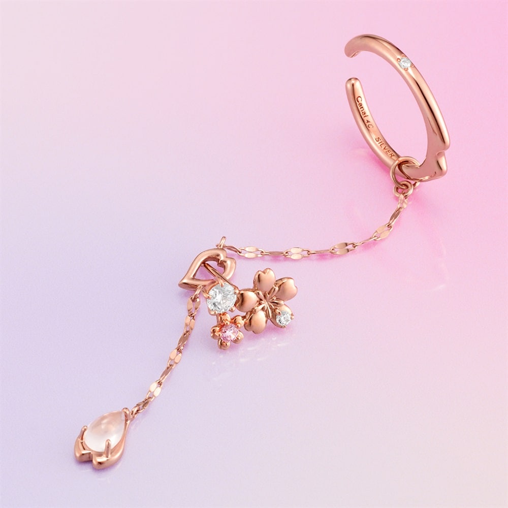 シルバー ピアス＆イヤーカフセット