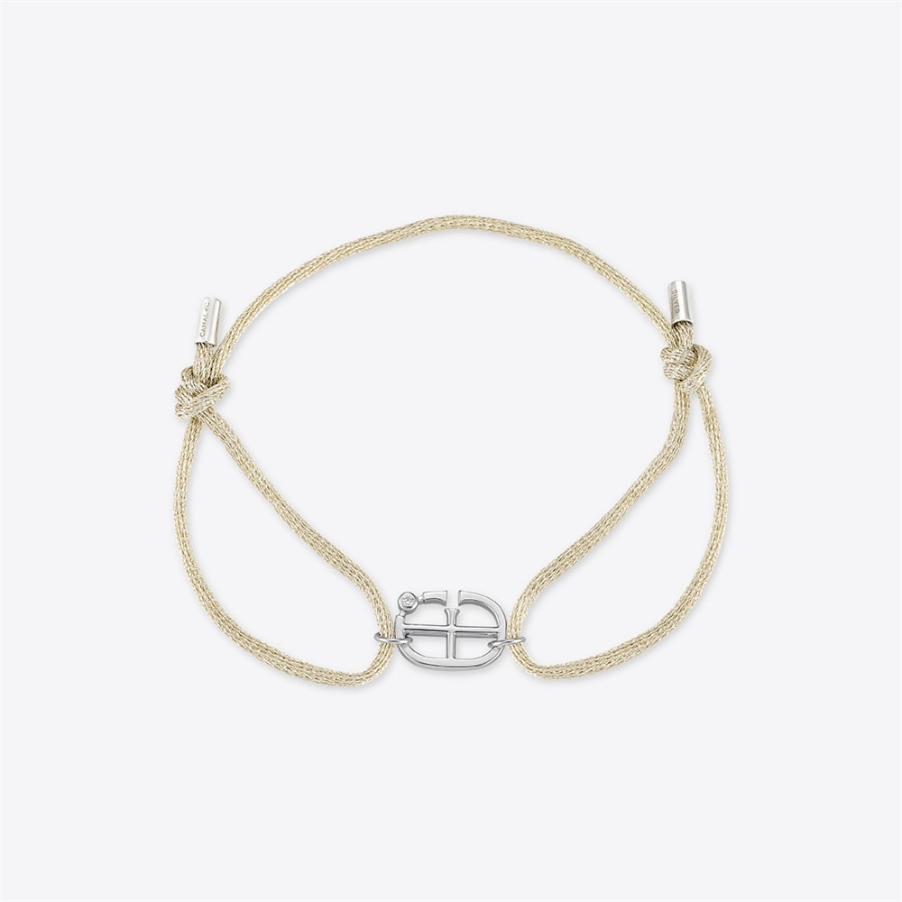 シルバー コードブレスレット