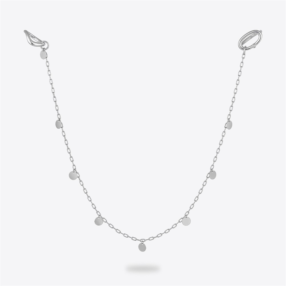 シルバー レイヤードカフ