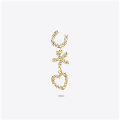 シルバー ピアス/片耳用