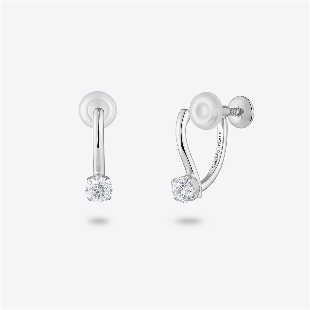 シルバー イヤリング