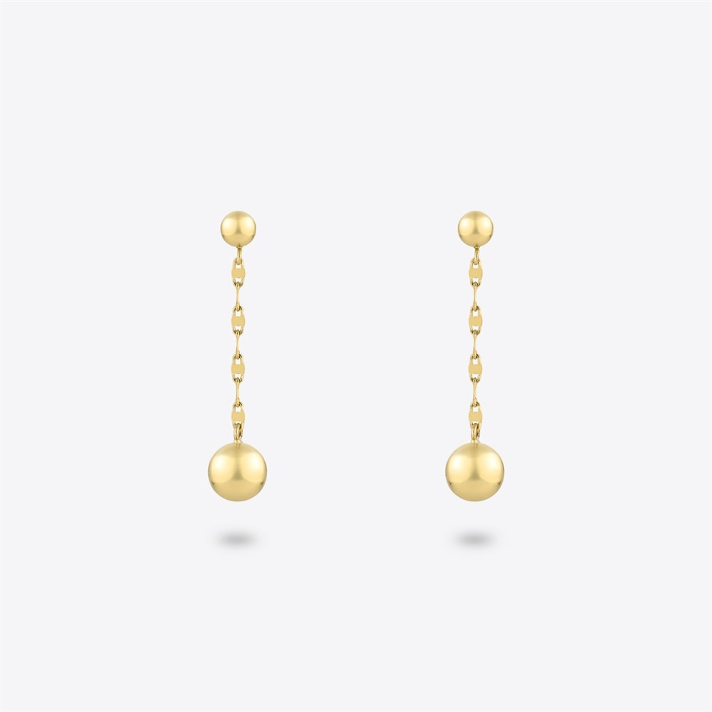 K10イエローゴールド ピアス