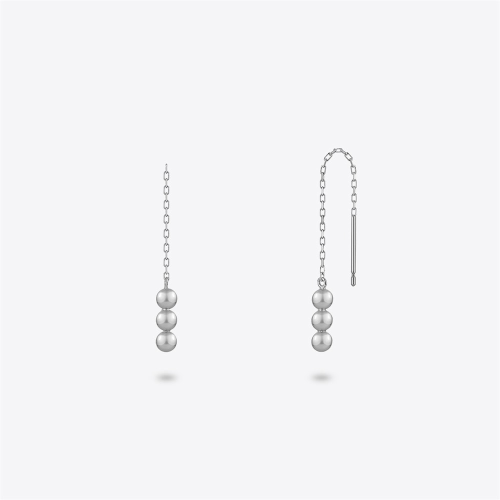 K10ホワイトゴールド ピアス