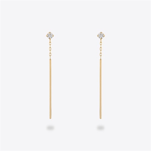 K10イエローゴールド ピアス