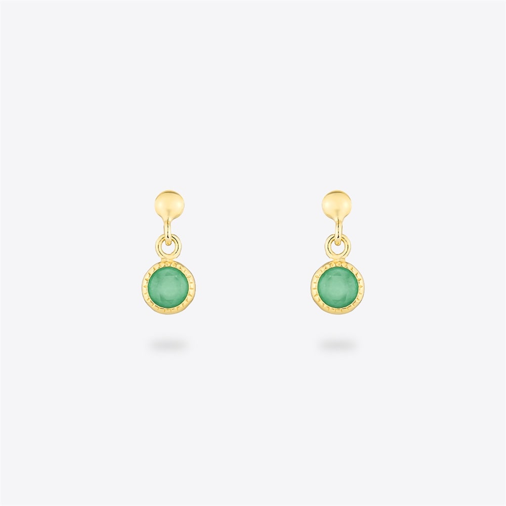 K10イエローゴールド ピアス