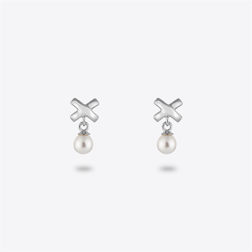 K10ホワイトゴールド ピアス