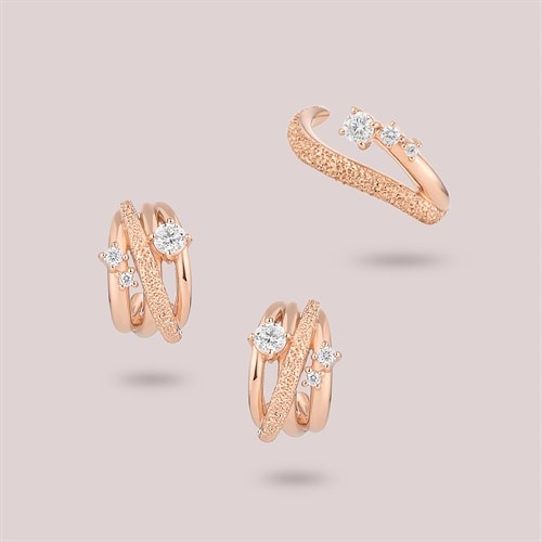 シルバー ピアス＆イヤーカフ セット